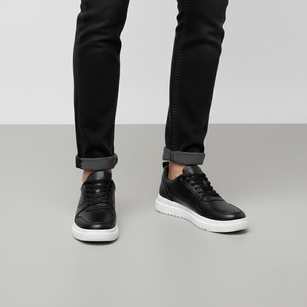 Sneakers Orthopédiques Rehaussantes Homme | Semelle Solide, Style & Confort