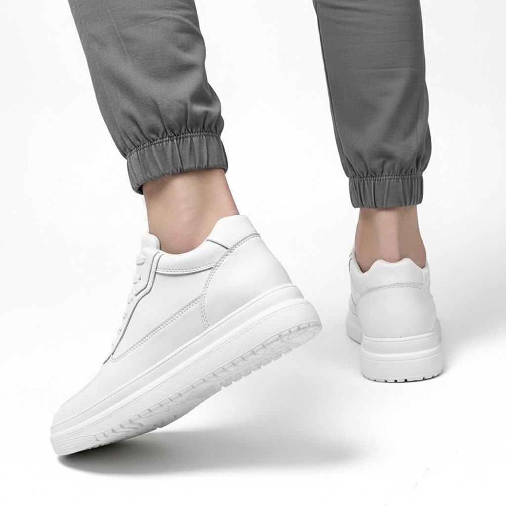 Sneakers Orthopédiques Rehaussantes Homme | Confort & Hauteur Discrète