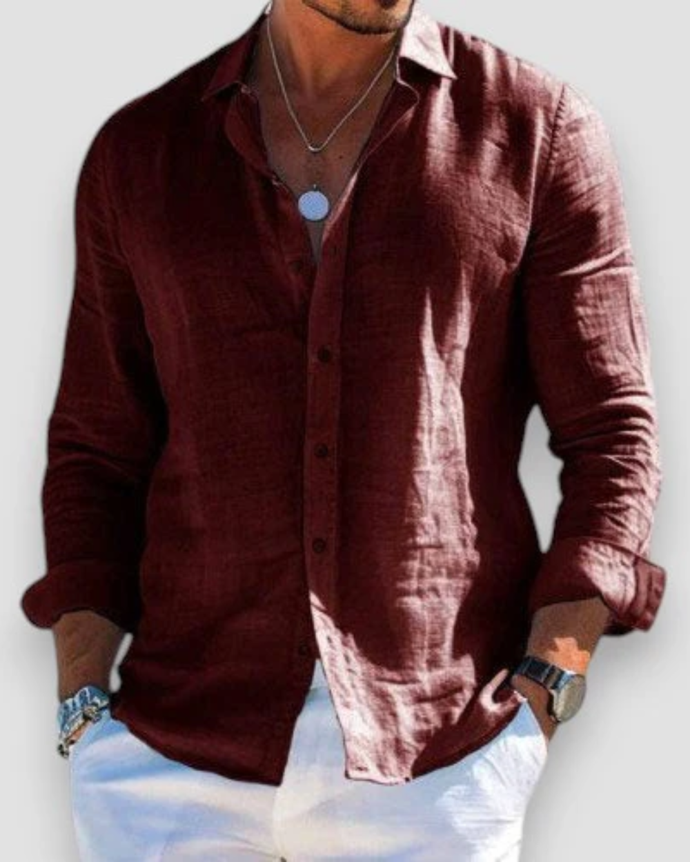 Chemise Casual Homme Légère | Polyvalente & Confortable