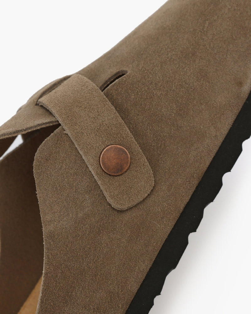 Sabot homme en daim à boucle | Élégance Décontractée