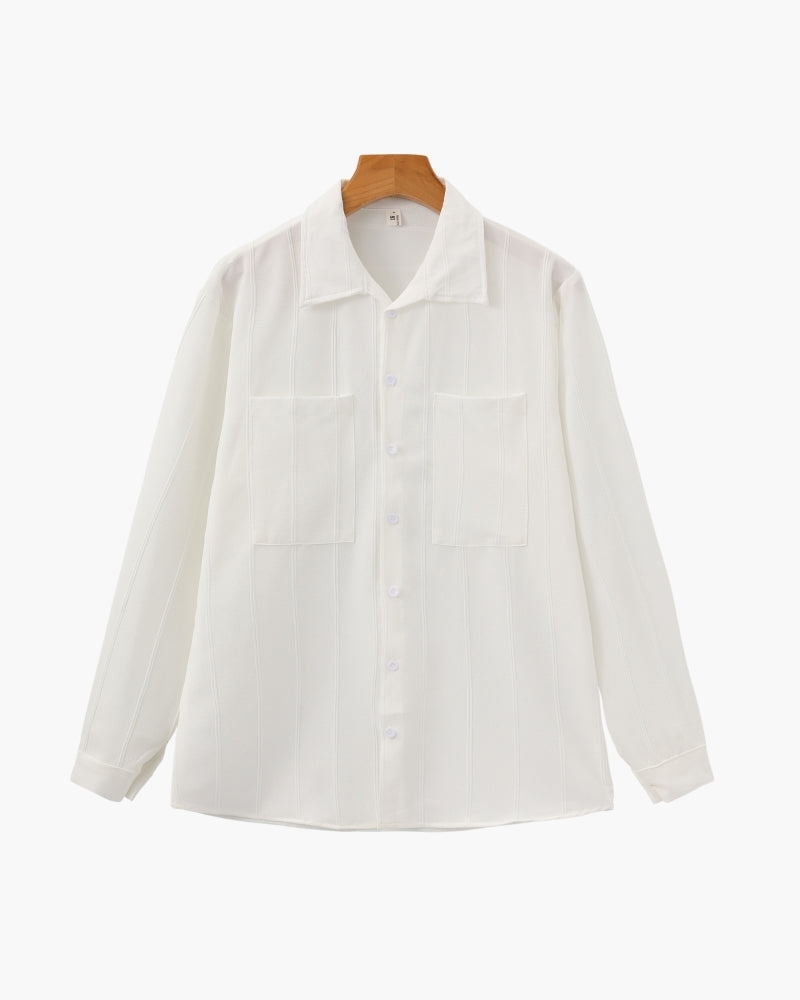Chemise à Rayures Homme | Style Classique & Élégant