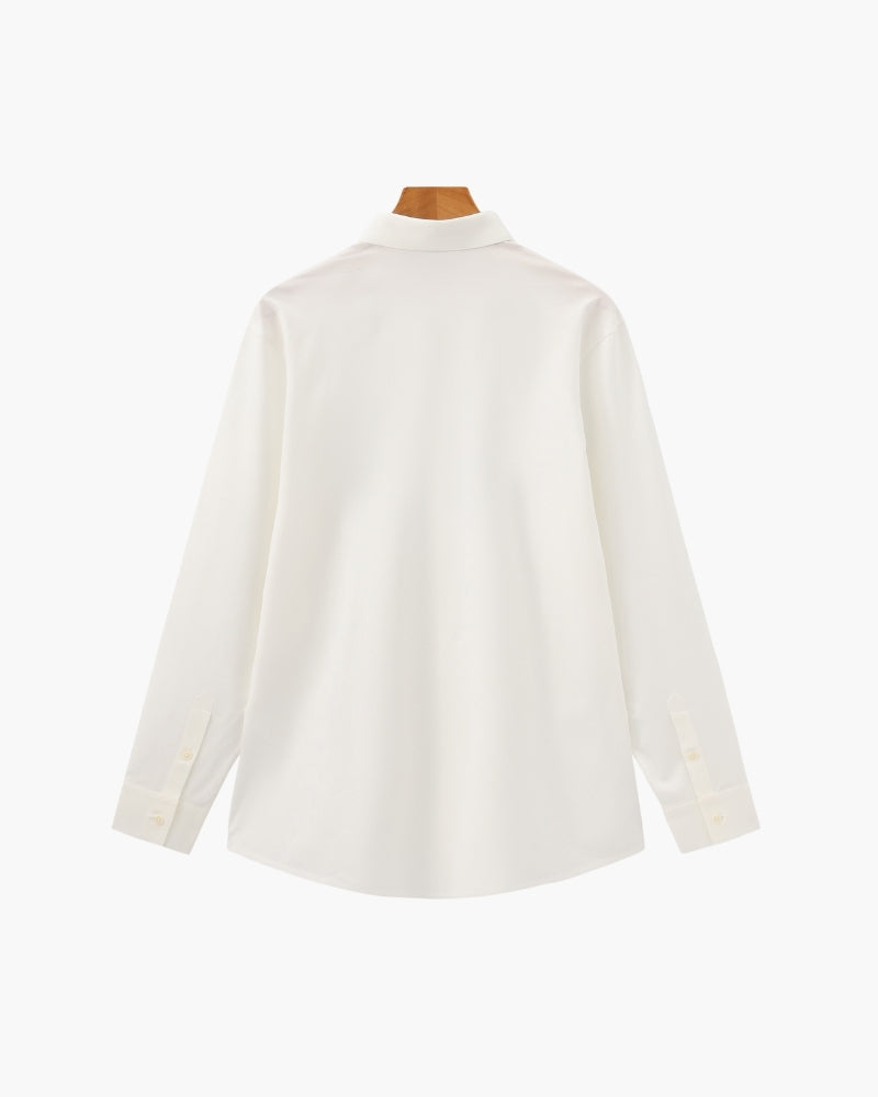 Chemise en Coton Élasthanne Homme | Coupe Moderne & Stretch