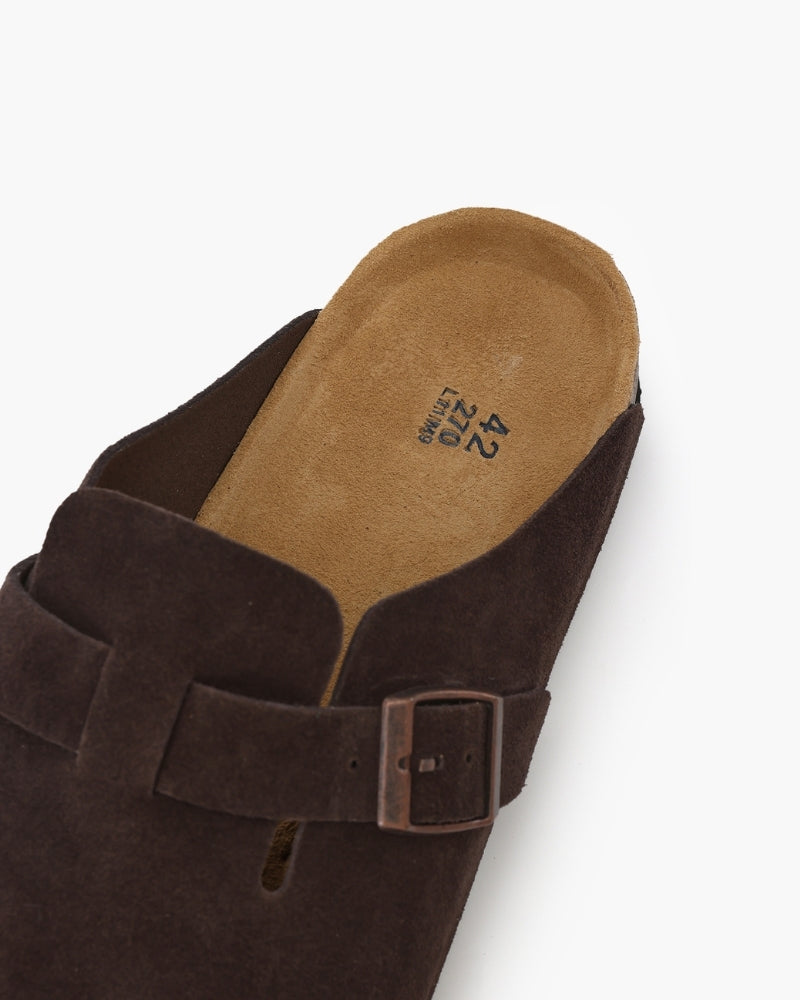 Sabot homme en daim à boucle | Élégance Décontractée