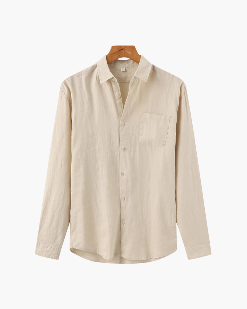 Chemise en Lin 100% Homme | Légère & Respirante