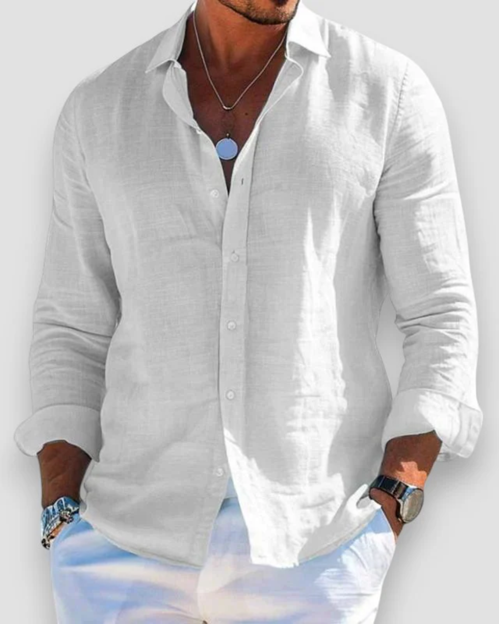 Chemise Casual Homme Légère | Polyvalente & Confortable
