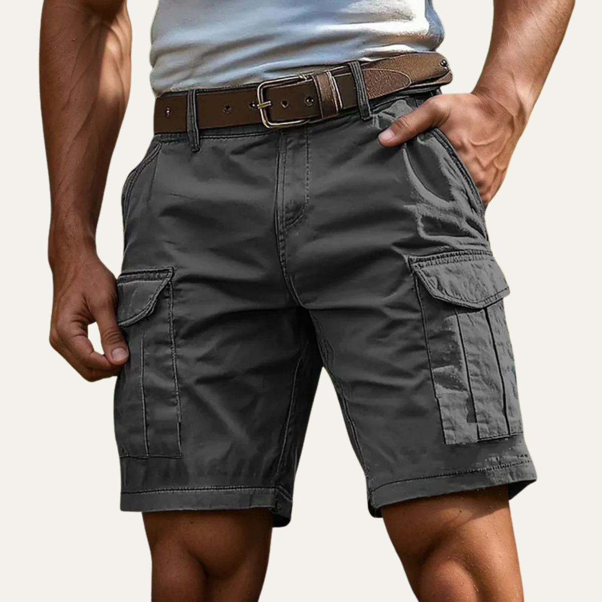 Short Utilitaire Homme avec Poches | Casual & Estival