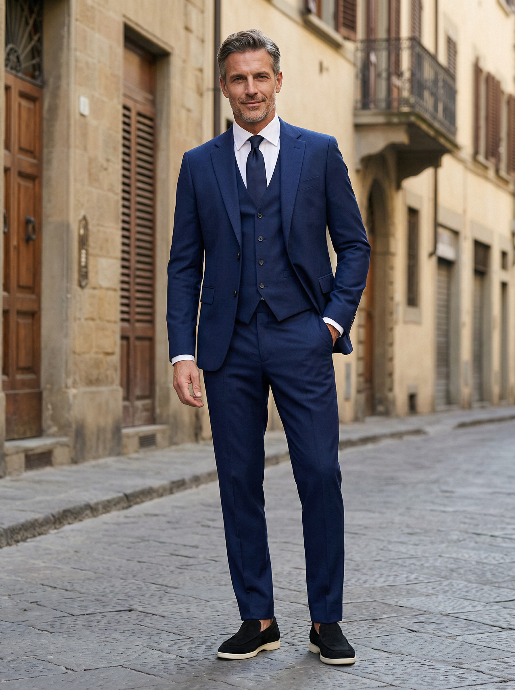 Costume 3 Pièces Premium Homme | Coupe Moderne & Formelle