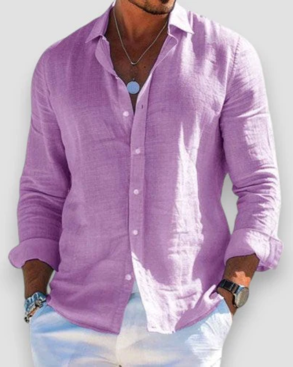 Chemise Casual Homme Légère | Polyvalente & Confortable