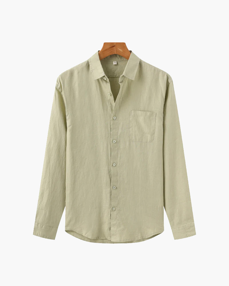 Chemise en Lin 100% Homme | Légère & Respirante