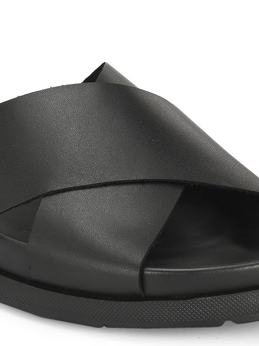 Sandales en Cuir Croisées pour Homme