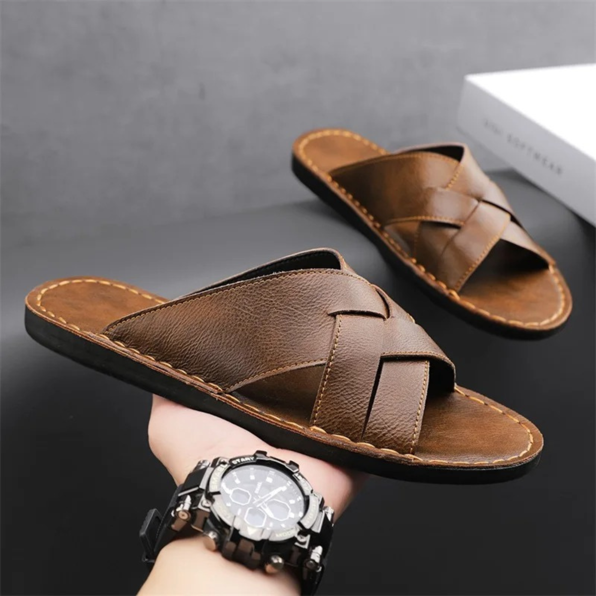 Sandales Homme Semelle Souple | Confort & Légèreté Estivale