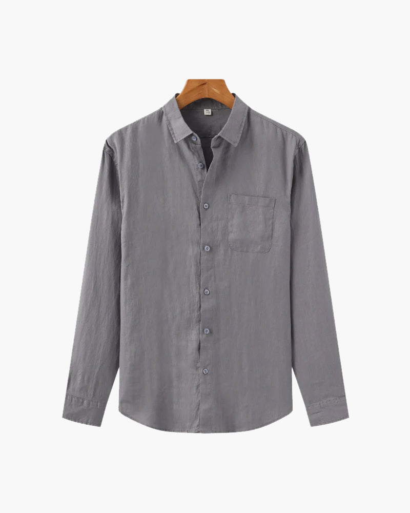 Chemise en Lin 100% Homme | Légère & Respirante
