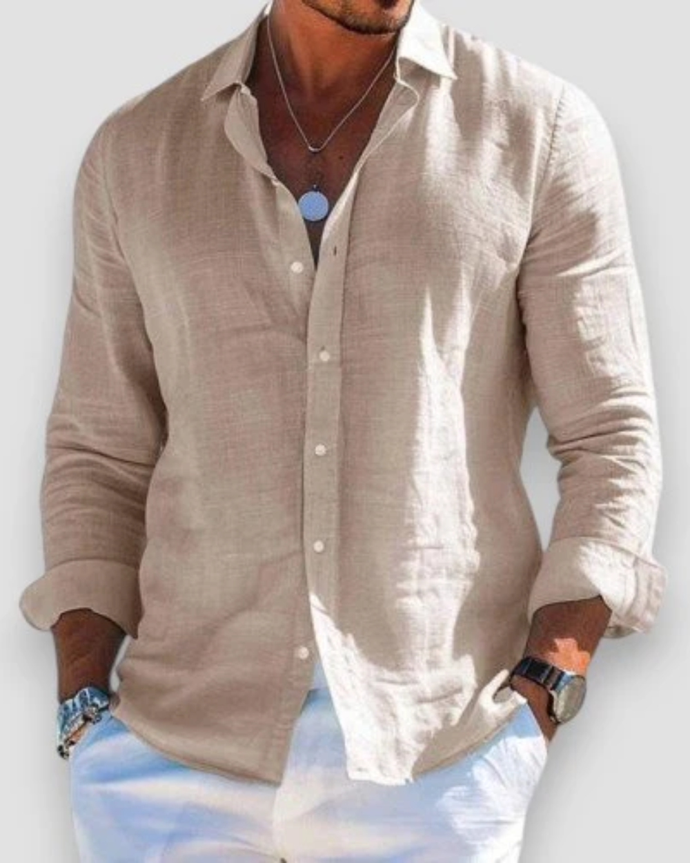 Chemise Casual Homme Légère | Polyvalente & Confortable