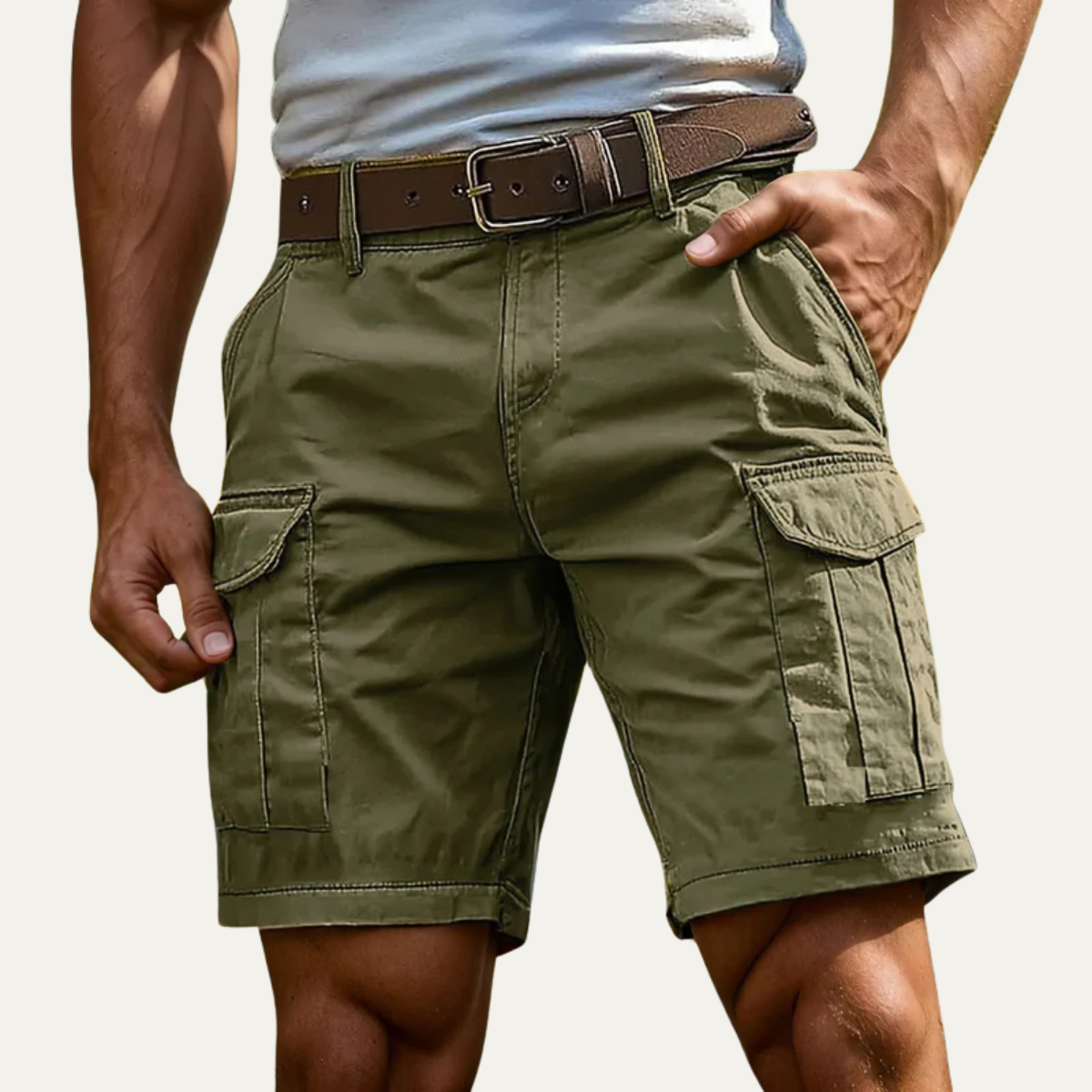 Short Utilitaire Homme avec Poches | Casual & Estival