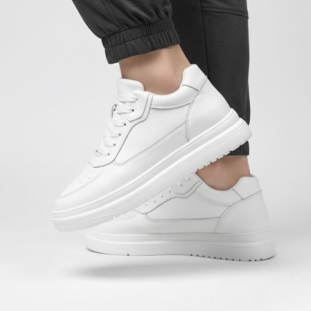 Sneakers Orthopédiques Rehaussantes Homme | Confort & Hauteur Discrète