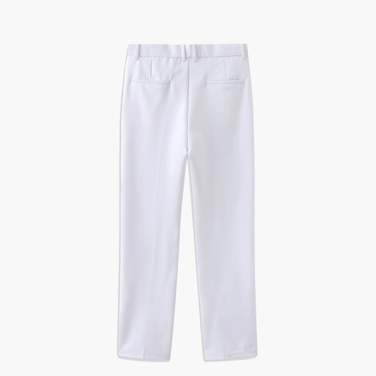 Pantalon Slim à Plis Homme | Ceinture & Coupe Ajustée