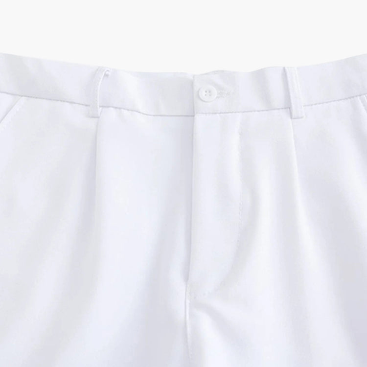 Pantalon Slim à Plis Homme | Ceinture & Coupe Ajustée