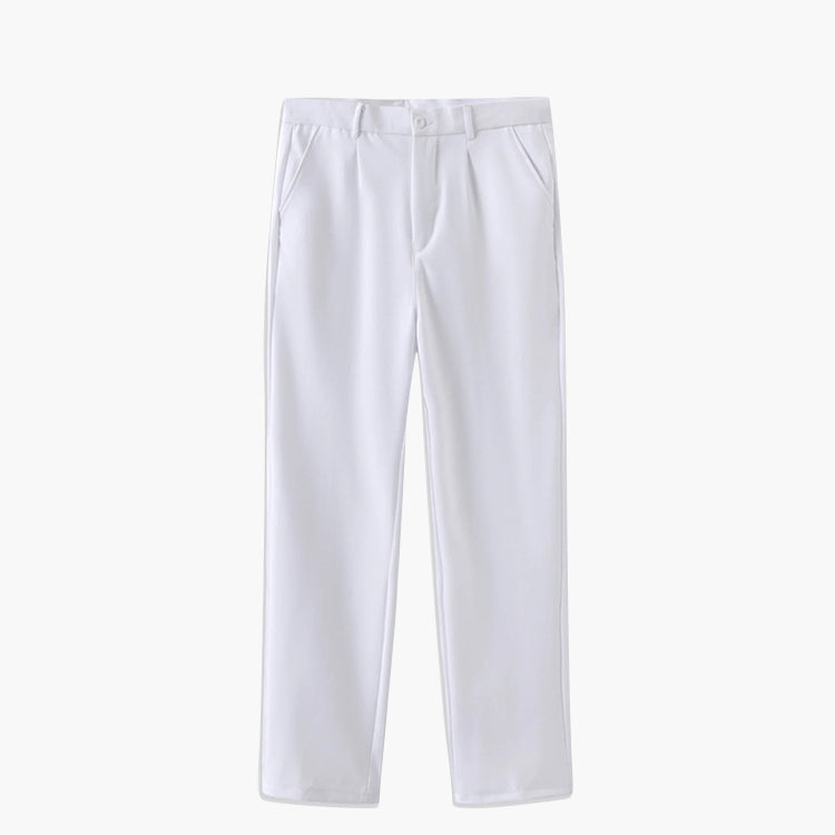 Pantalon Slim à Plis Homme | Ceinture & Coupe Ajustée