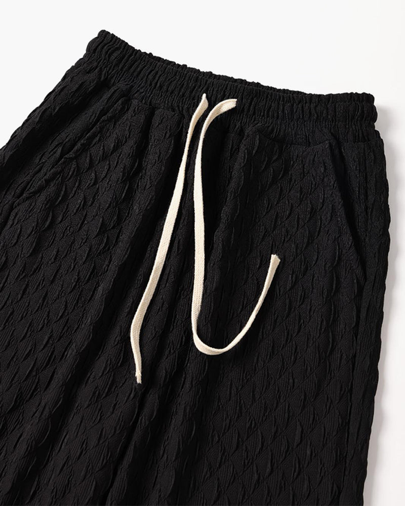 Pantalon Jacquard Homme Oversized | Confort & Style Distinctif