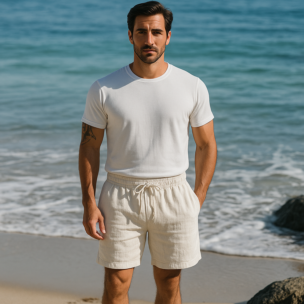 Short en Coton Homme | Léger & Confortable pour l'Été