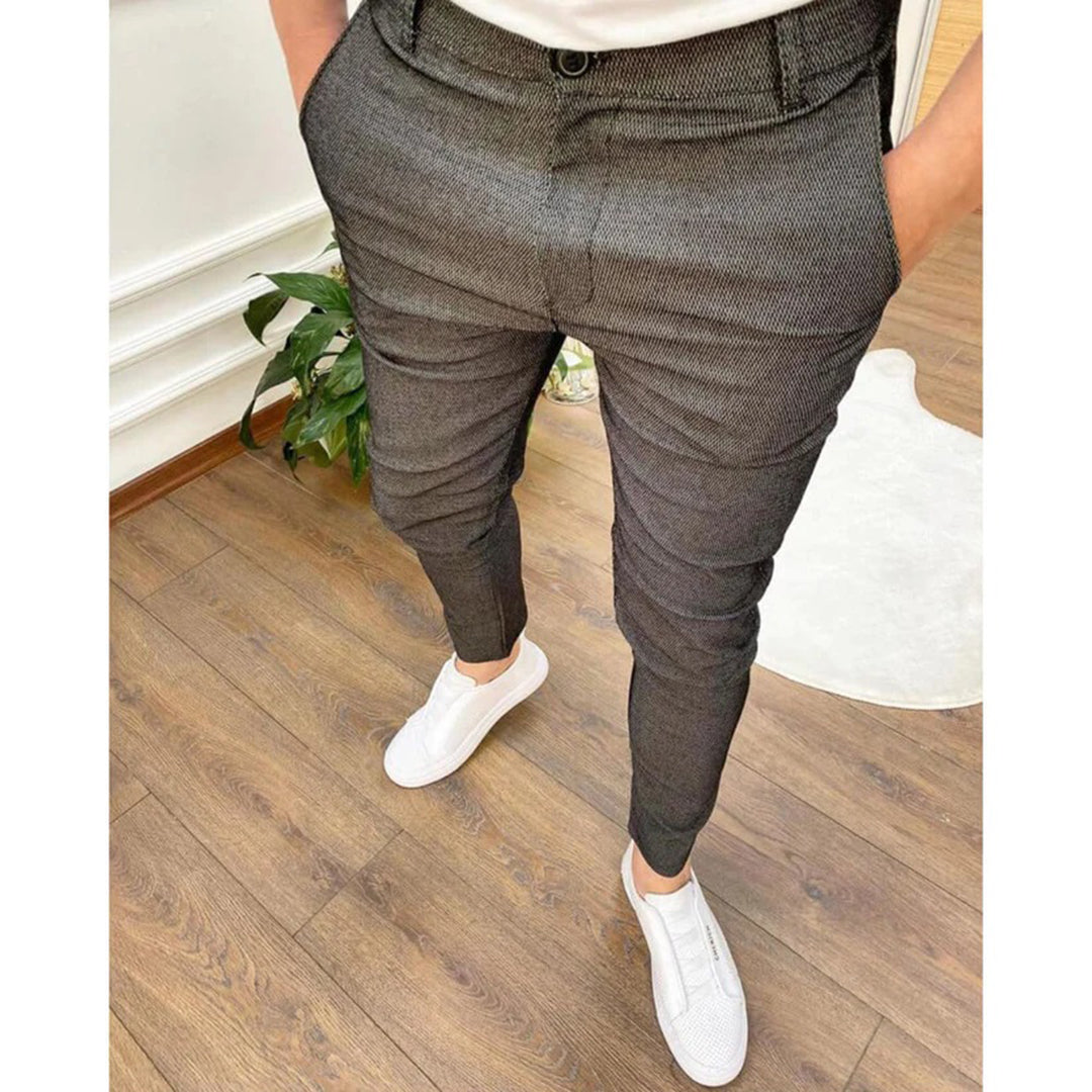 Pantalon Slim Stretch Homme | Élasticité & Coupe Ajustée