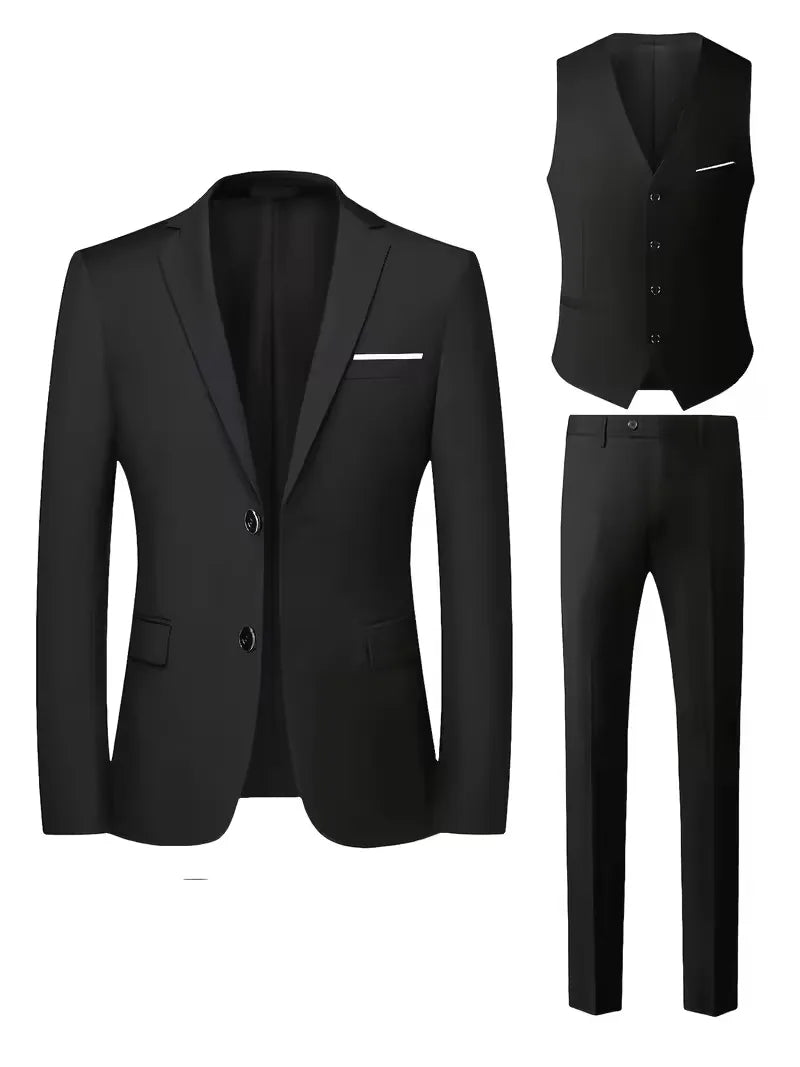 Costume Trois Pièces Slim Fit Homme | Cérémonie & Mariage