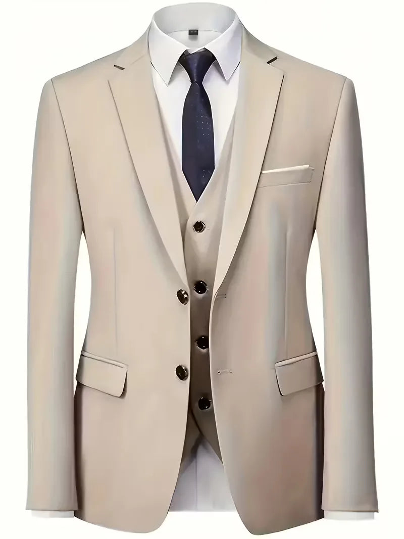 Costume Trois Pièces Slim Fit Homme | Cérémonie & Mariage
