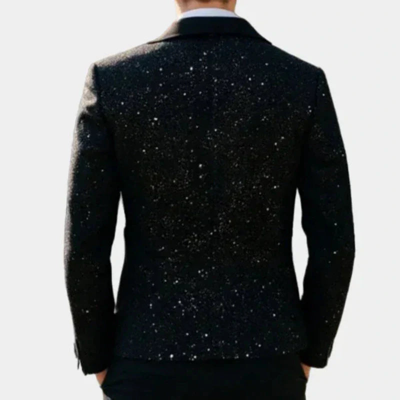 Blazer Homme Col Châle Brillant | Soirée & Cérémonie