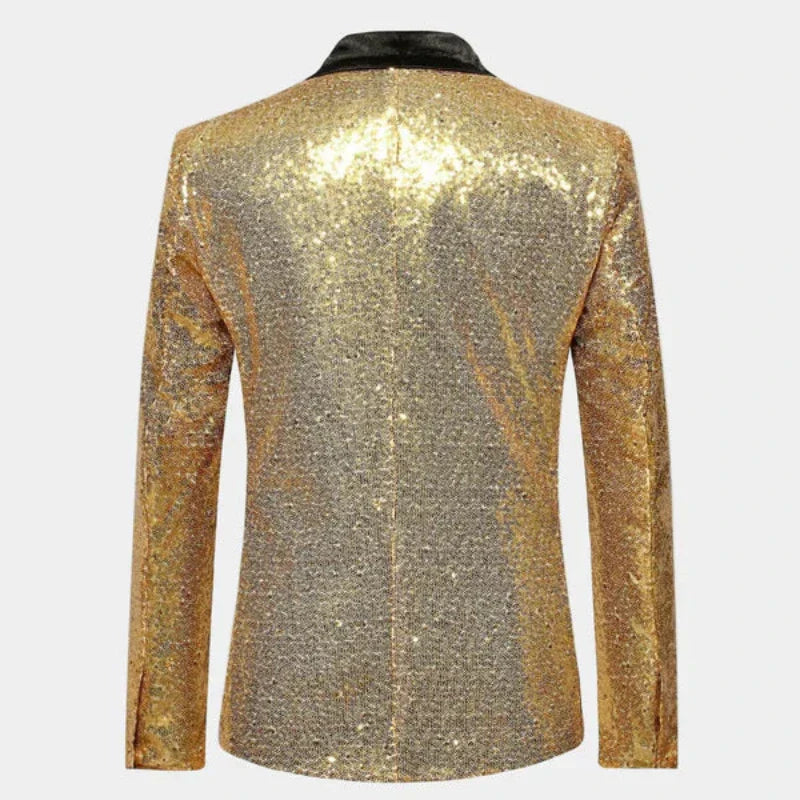 Blazer Smoking Homme Brillant | Élégance de Soirée