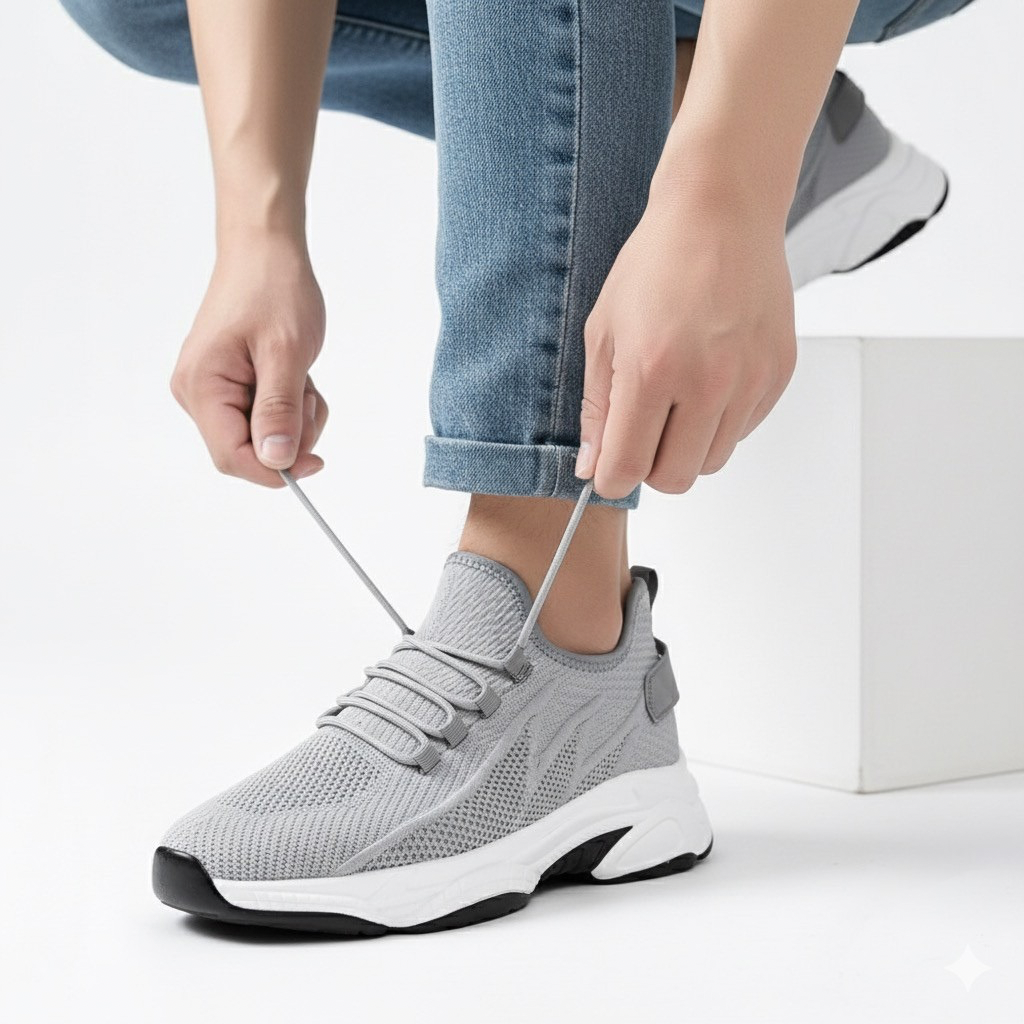 Sneakers Orthopédiques Rehaussantes Homme | Semelle Profilée, Confort & Légèreté