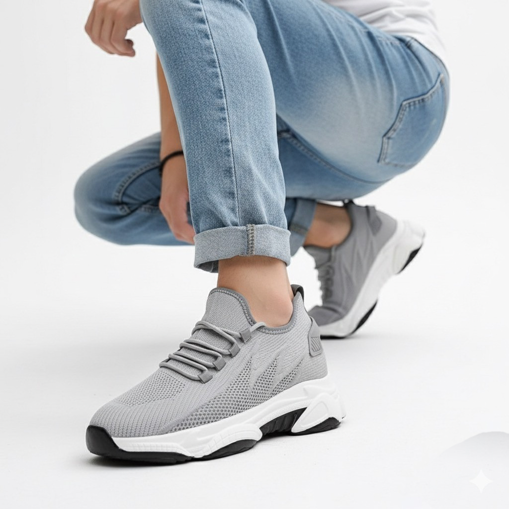 Sneakers Orthopédiques Rehaussantes Homme | Semelle Profilée, Confort & Légèreté