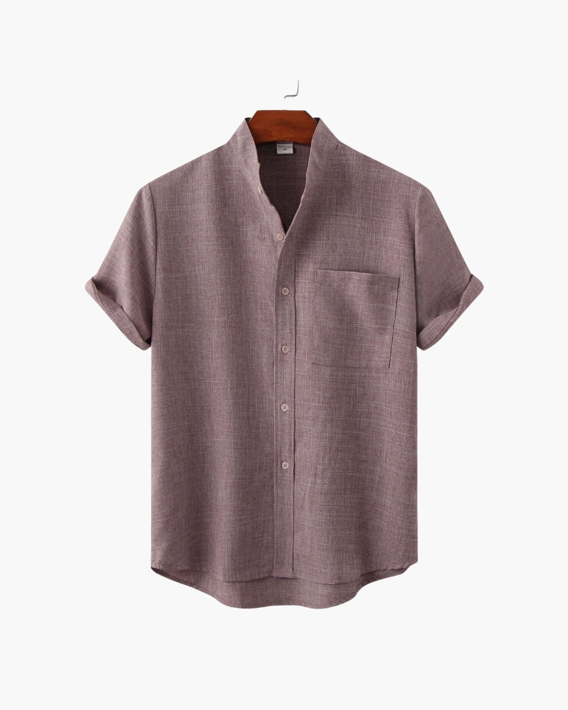 Chemise Col Mao Homme | Style Élégant & Moderne