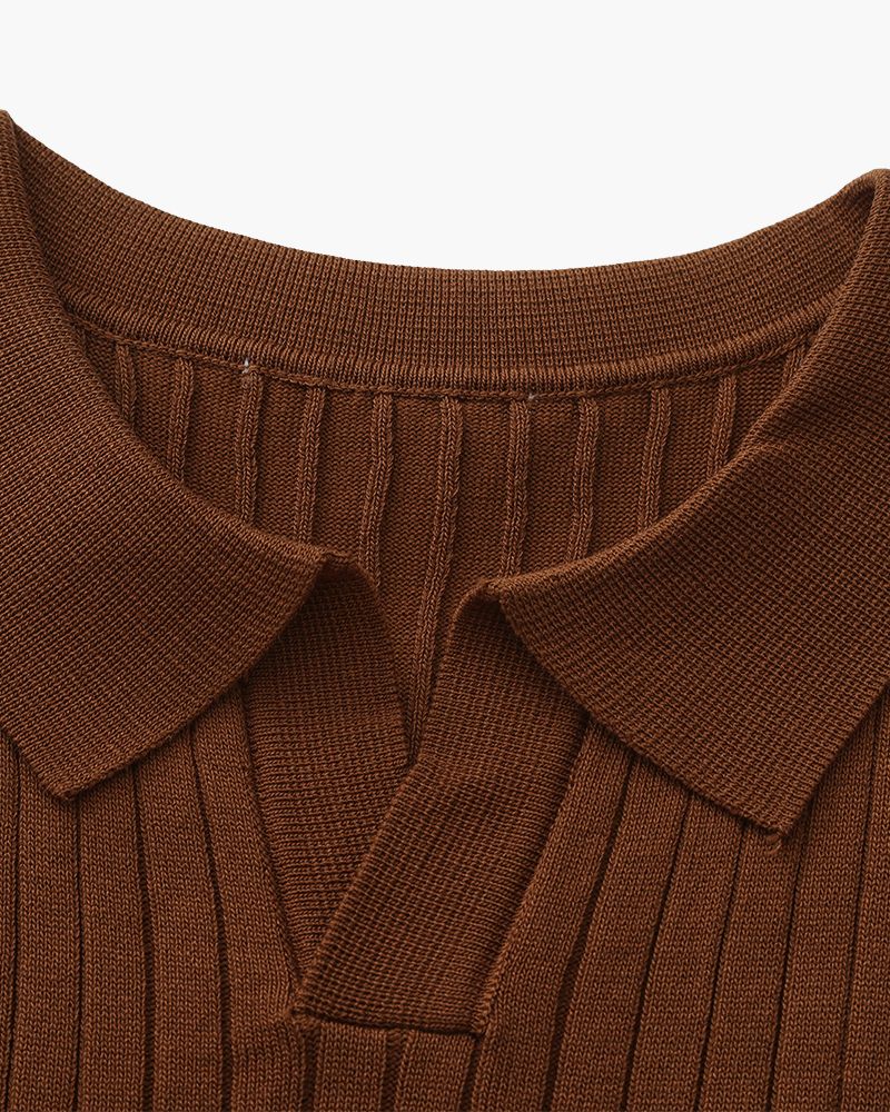 Polo à Côtes Premium Homme | Maille Élégante & Polyvalente