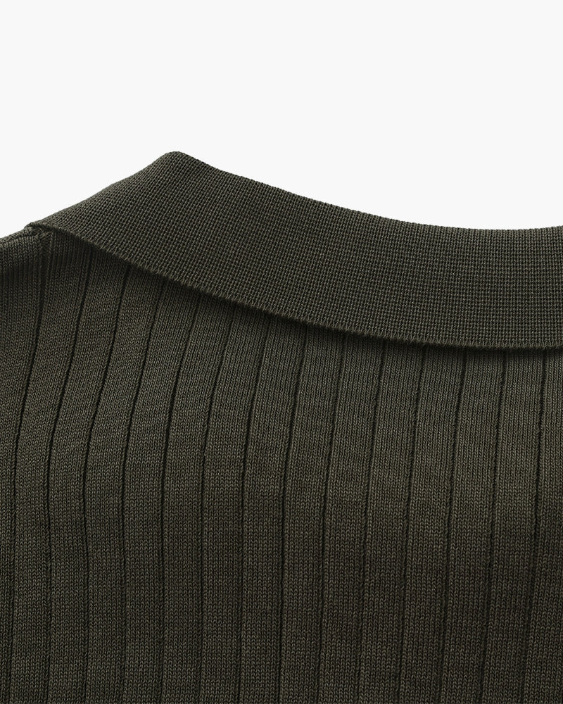 Polo à Côtes Premium Homme | Maille Élégante & Polyvalente
