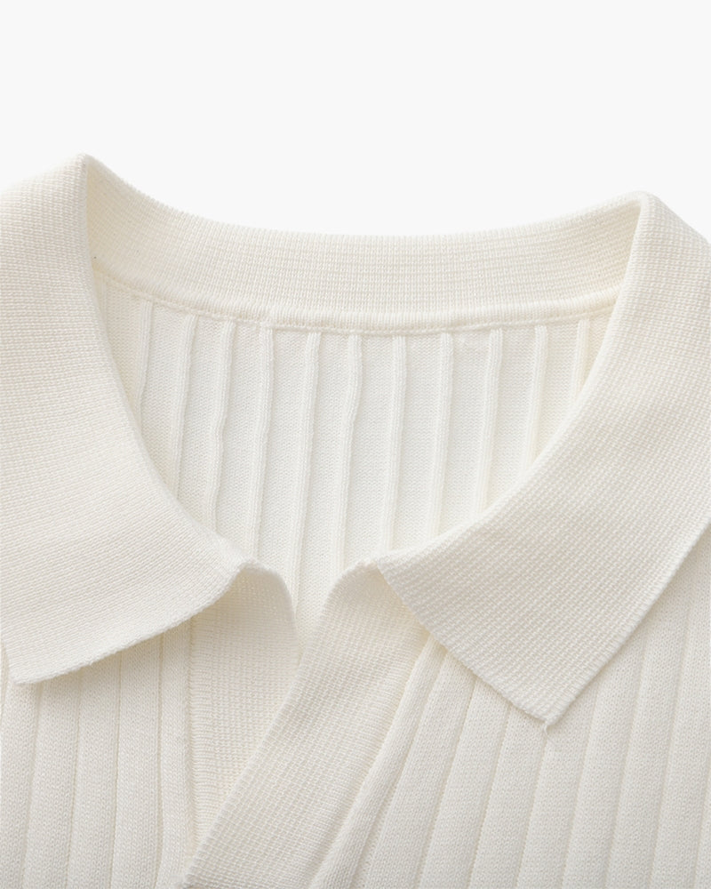 Polo à Côtes Premium Homme | Maille Élégante & Polyvalente