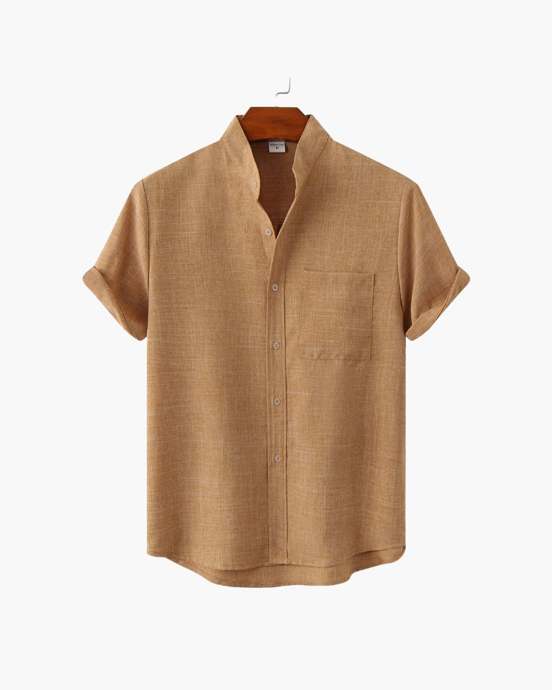 Chemise Col Mao Homme | Style Élégant & Moderne
