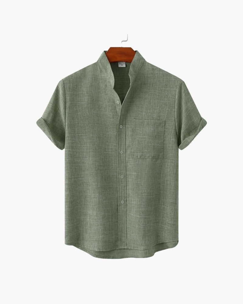 Chemise Col Mao Homme | Style Élégant & Moderne