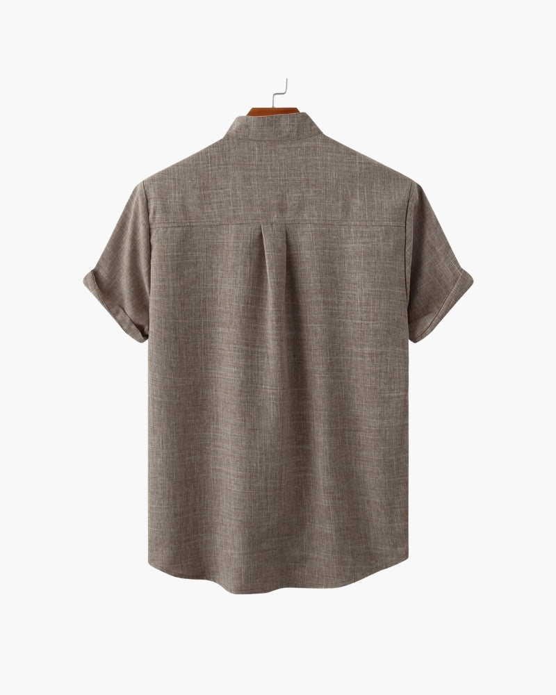Chemise Col Mao Homme | Style Élégant & Moderne