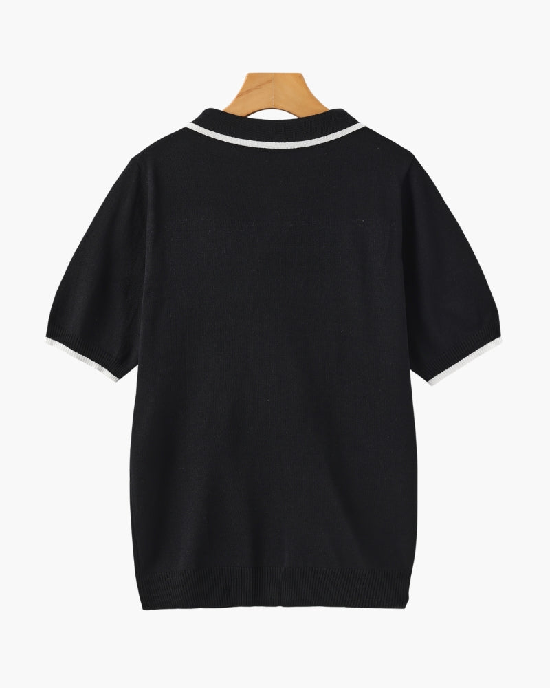 Polo Homme Maille Élégante | Coupe Moderne & Polyvalente