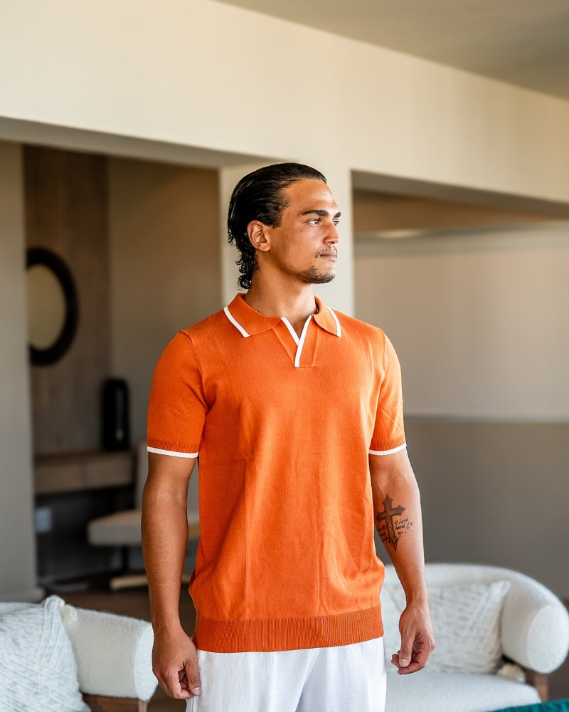 Polo Homme Maille Élégante | Coupe Moderne & Polyvalente