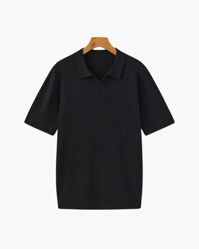 Polo à Côtes Premium Homme | Maille Élégante & Polyvalente