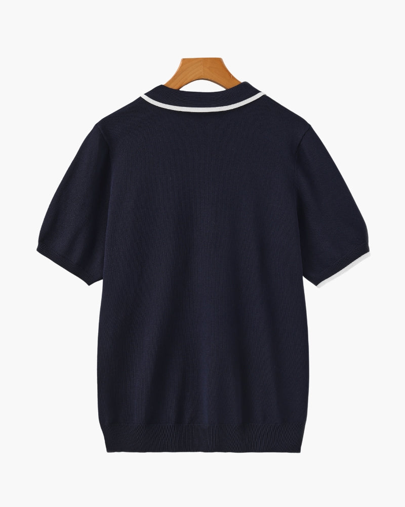 Polo Homme Maille Élégante | Coupe Moderne & Polyvalente
