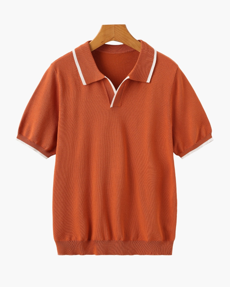 Polo Homme Maille Élégante | Coupe Moderne & Polyvalente