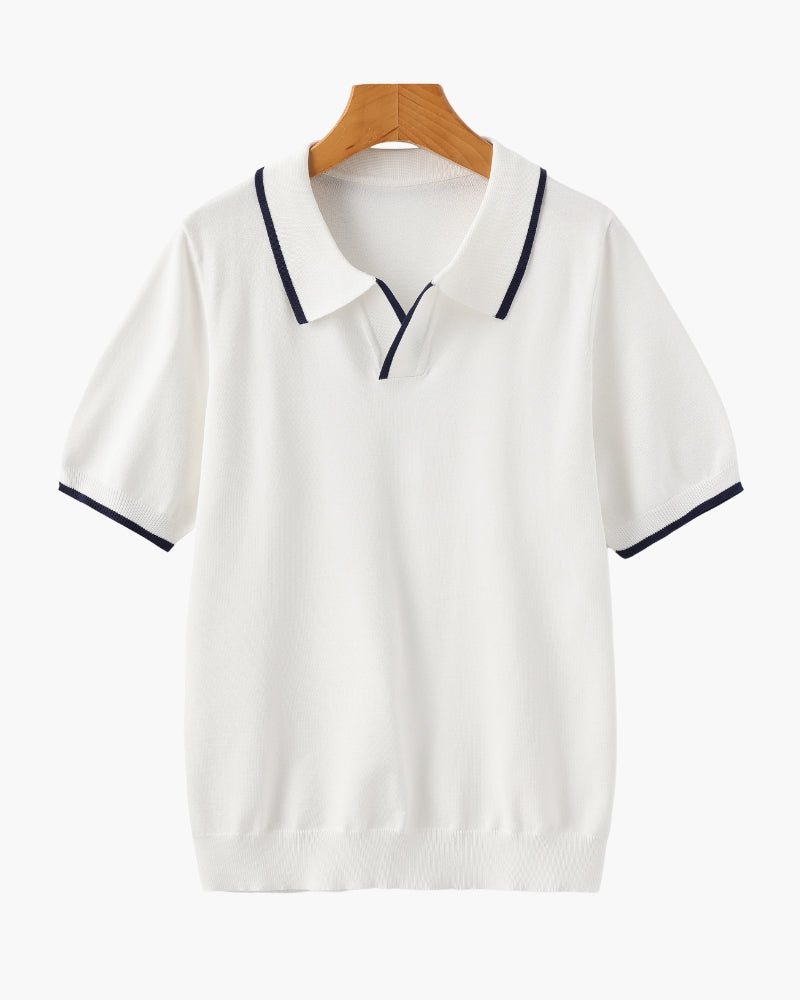 Polo Homme Maille Élégante | Coupe Moderne & Polyvalente