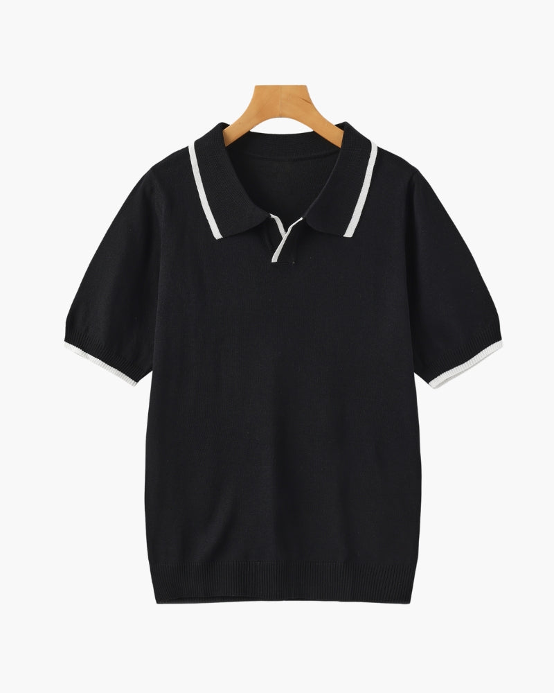 Polo Homme Maille Élégante | Coupe Moderne & Polyvalente
