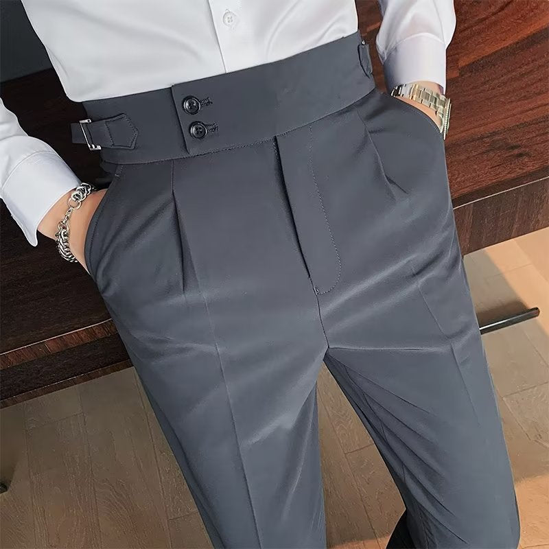 Pantalon Slim Fit Homme Finitions Soignées | Ligne Élégante