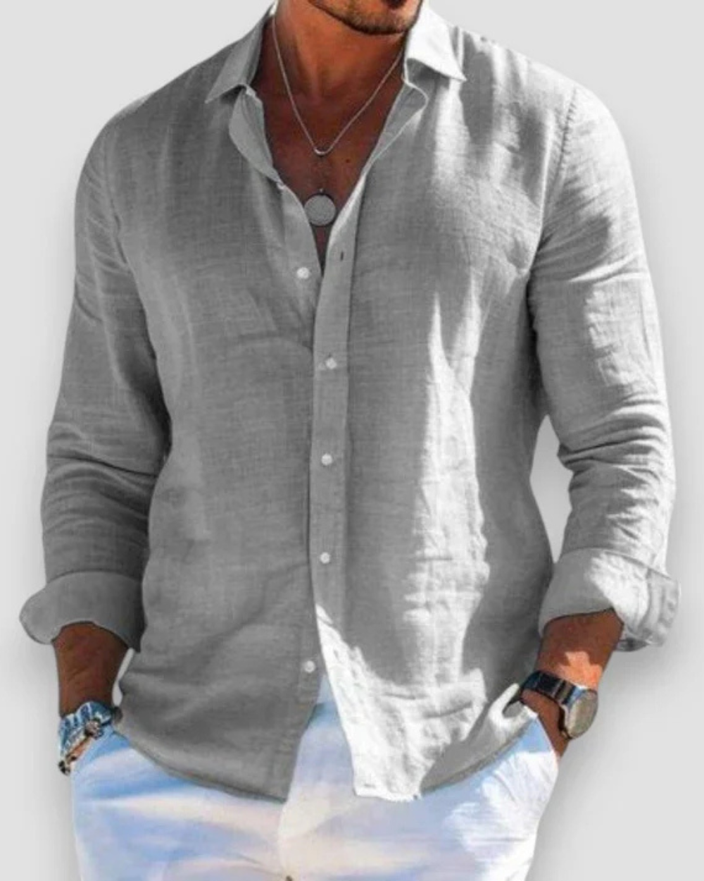 Chemise Casual Homme Légère | Polyvalente & Confortable