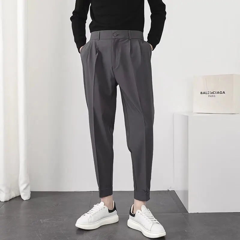 Pantalon Casual Slim Fit Homme | Style Décontracté & Élégant
