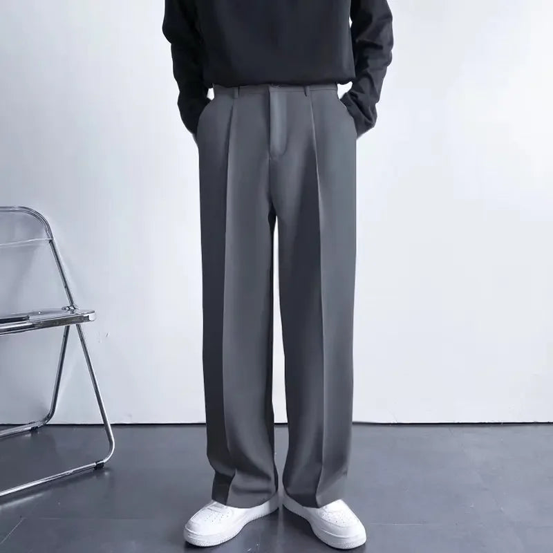 Pantalon Droit à Pli Homme | Coupe Classique & Moderne