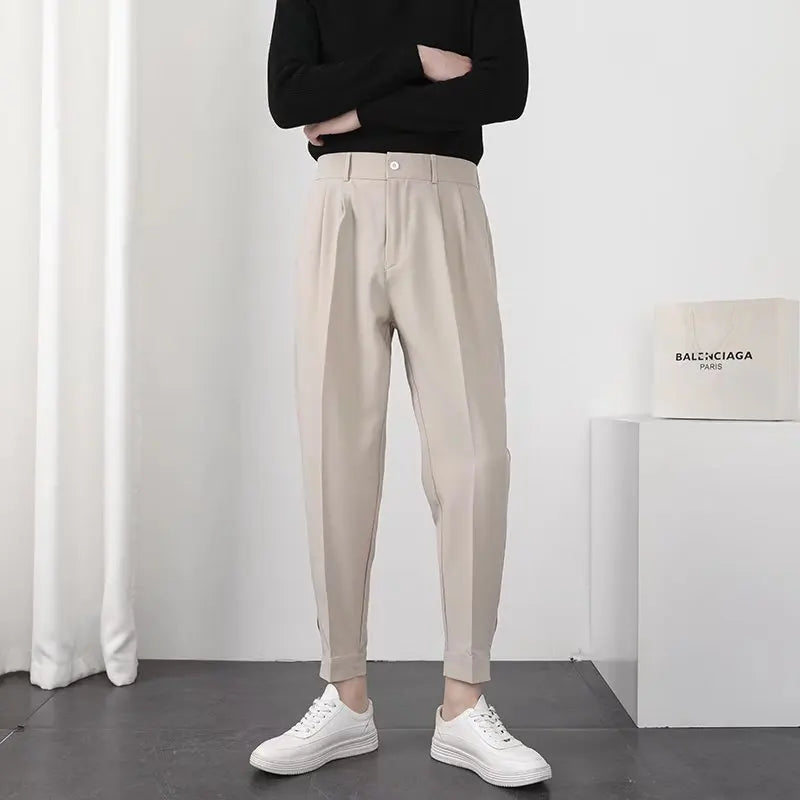 Pantalon Casual Slim Fit Homme | Style Décontracté & Élégant
